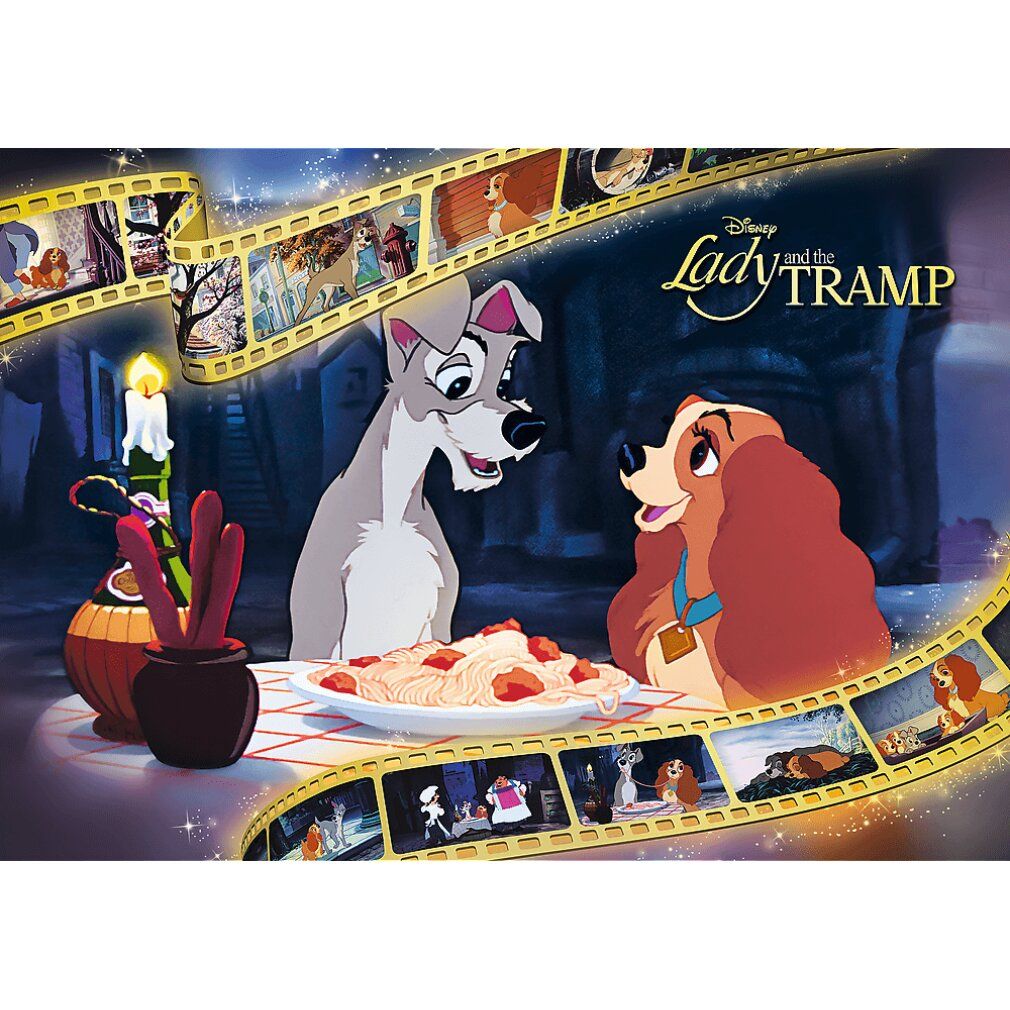 trefl Puzzle Premium Plus Iconic Moments: Lady and the Tramp 1000 pezzi
