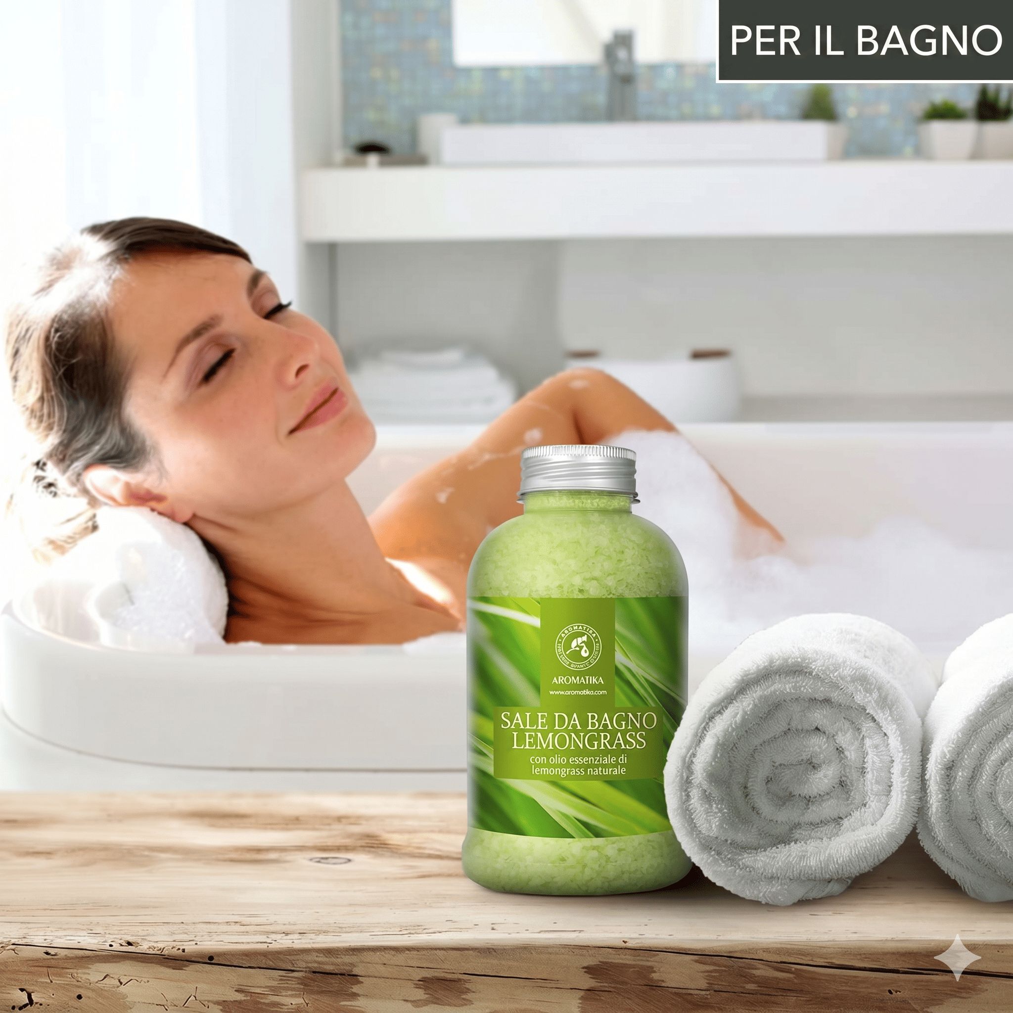 Sale da bagno AROMATIKA “Lemongrass”