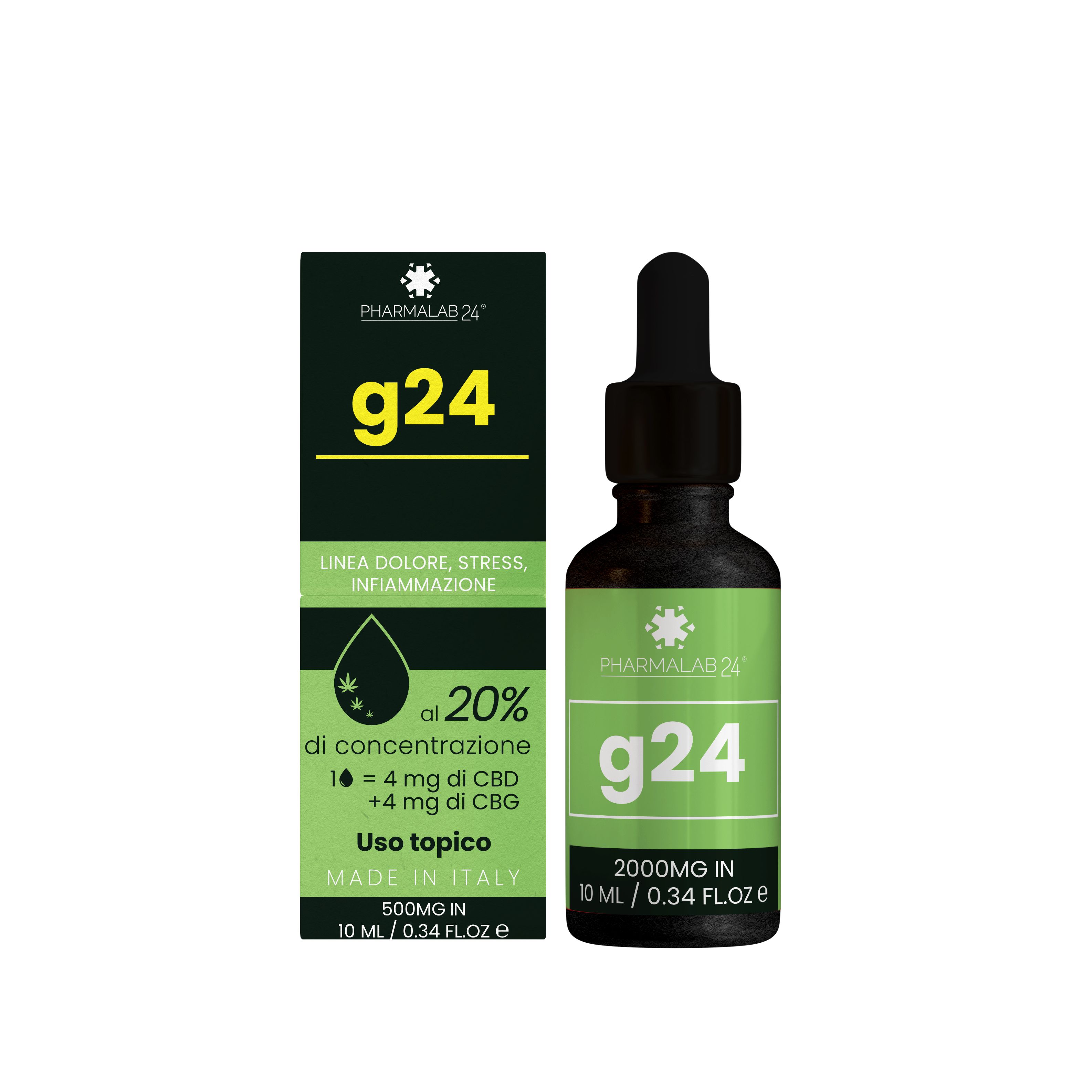 Pharmalab24 CB24 G24 Olio CBD&CBG