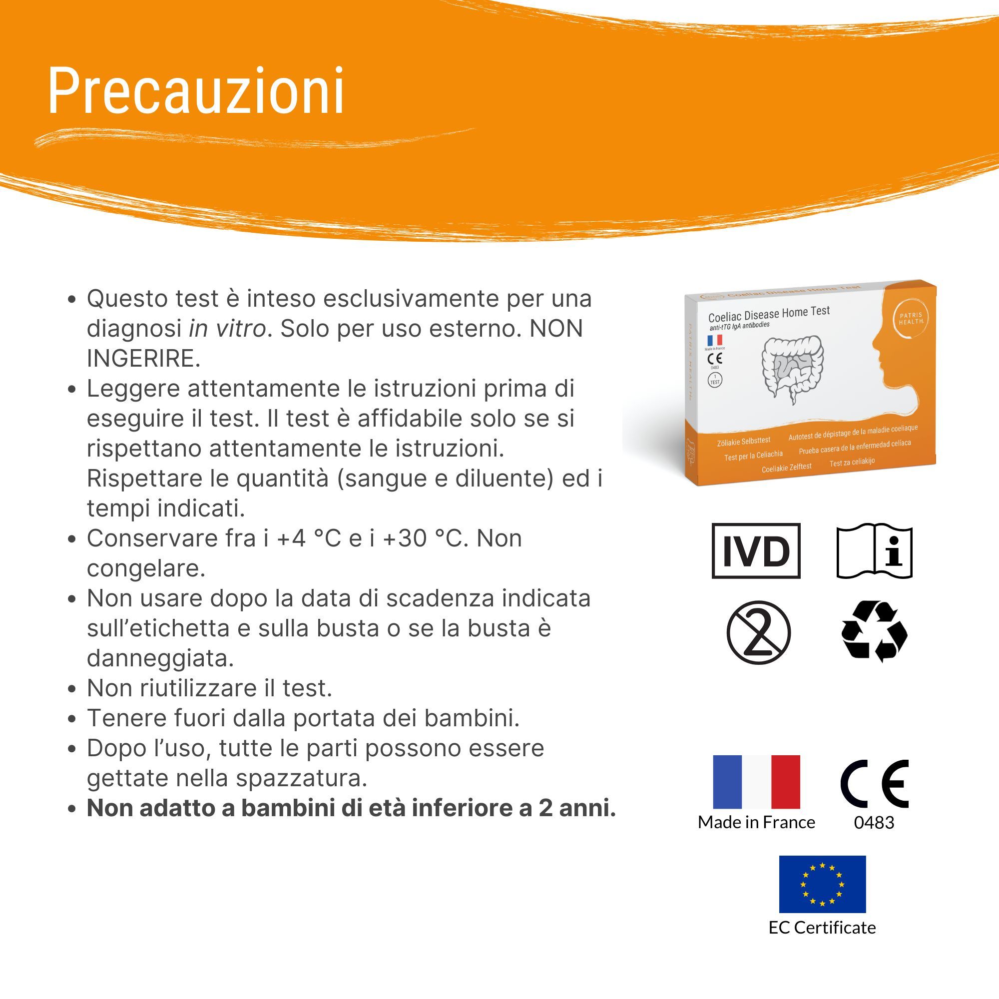 Test per la Celiachia Patris Health®