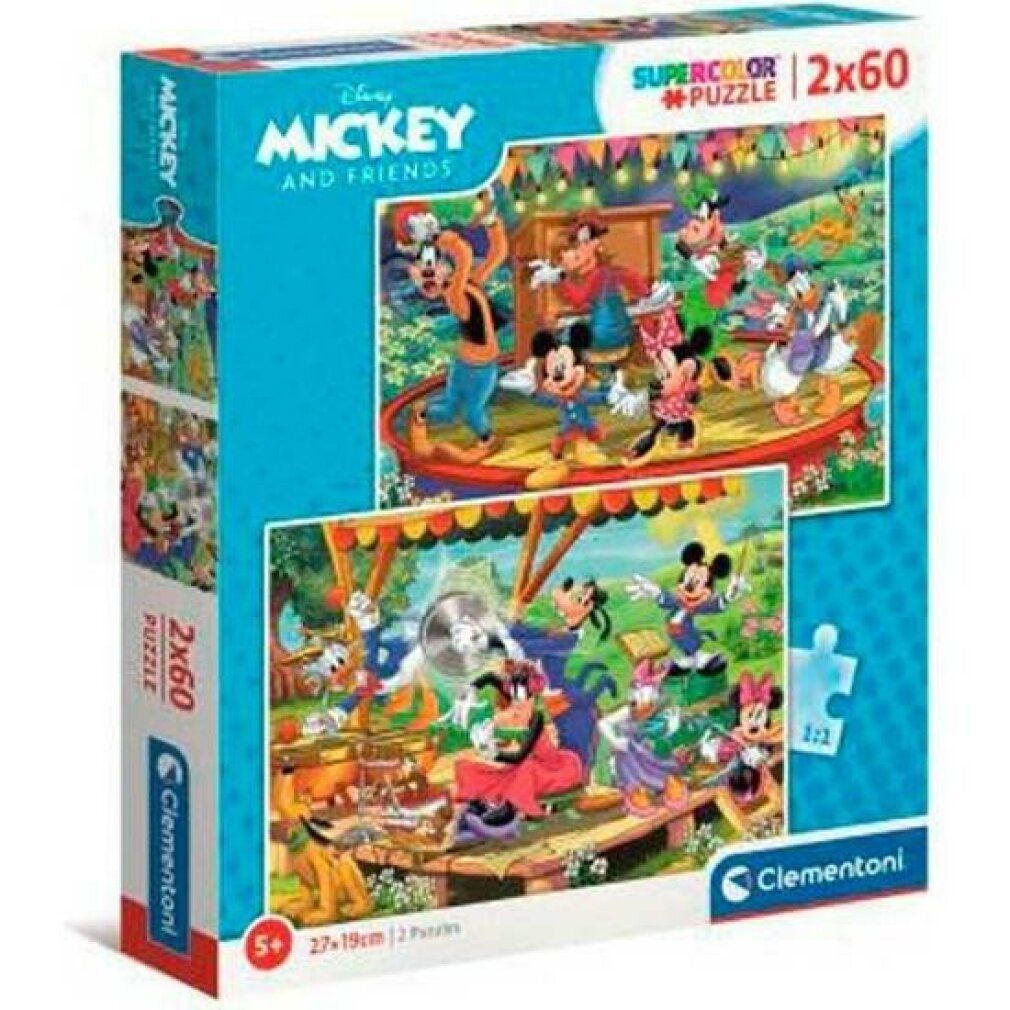 clementoni Puzzle Mickey e amici 2x60 pezzi