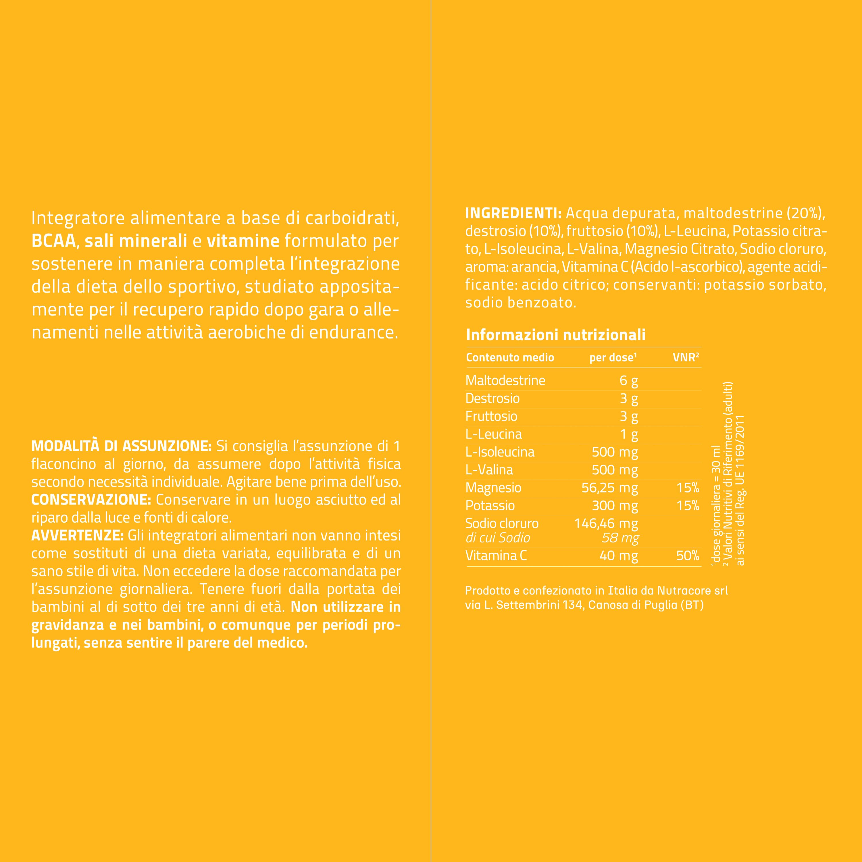 NURE ReBalance - 6 Flaconcini da 30 ml | Post workout, integratore magnesio, potassio