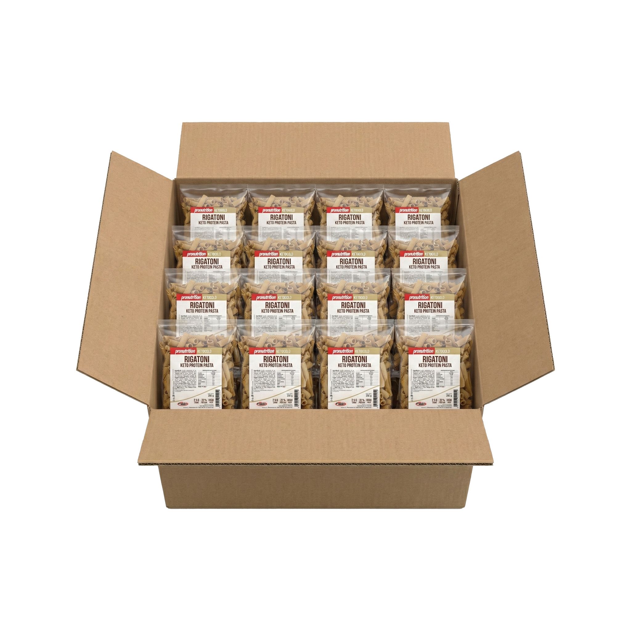 Pronutrition Pasta Keto - Rigatoni - 18 x 250 g - Proteica e low carb