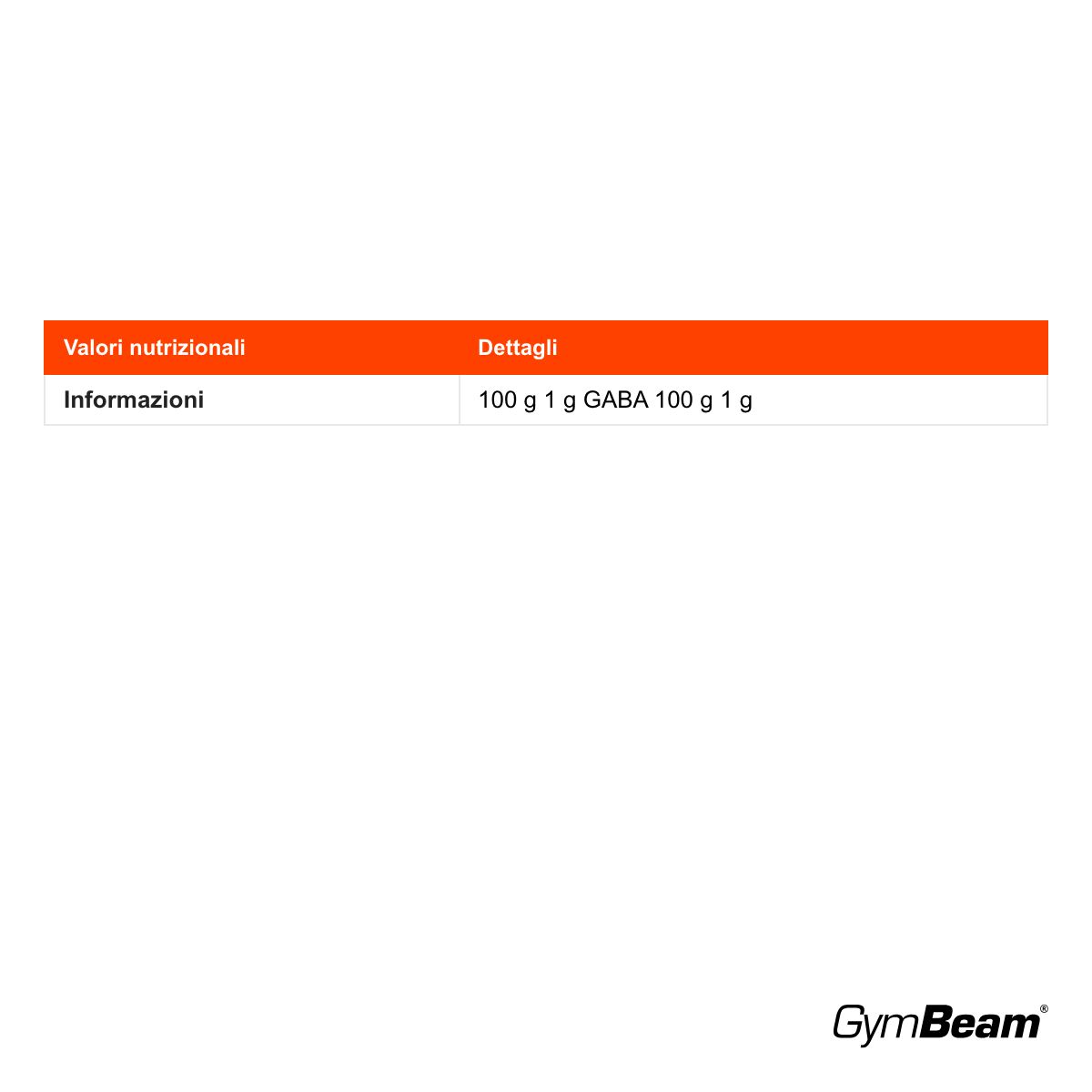 GymBeam GABA integratore per il sonno in polvere solubile