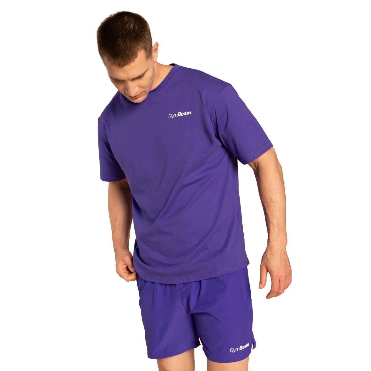 GymBeam T-shirt uomo oversize Limitless Royal