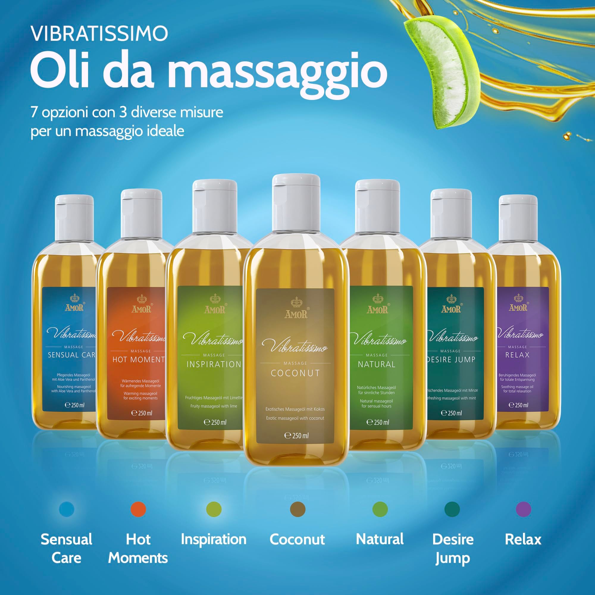 Vibratissimo Olio da Massaggio Sensual Care