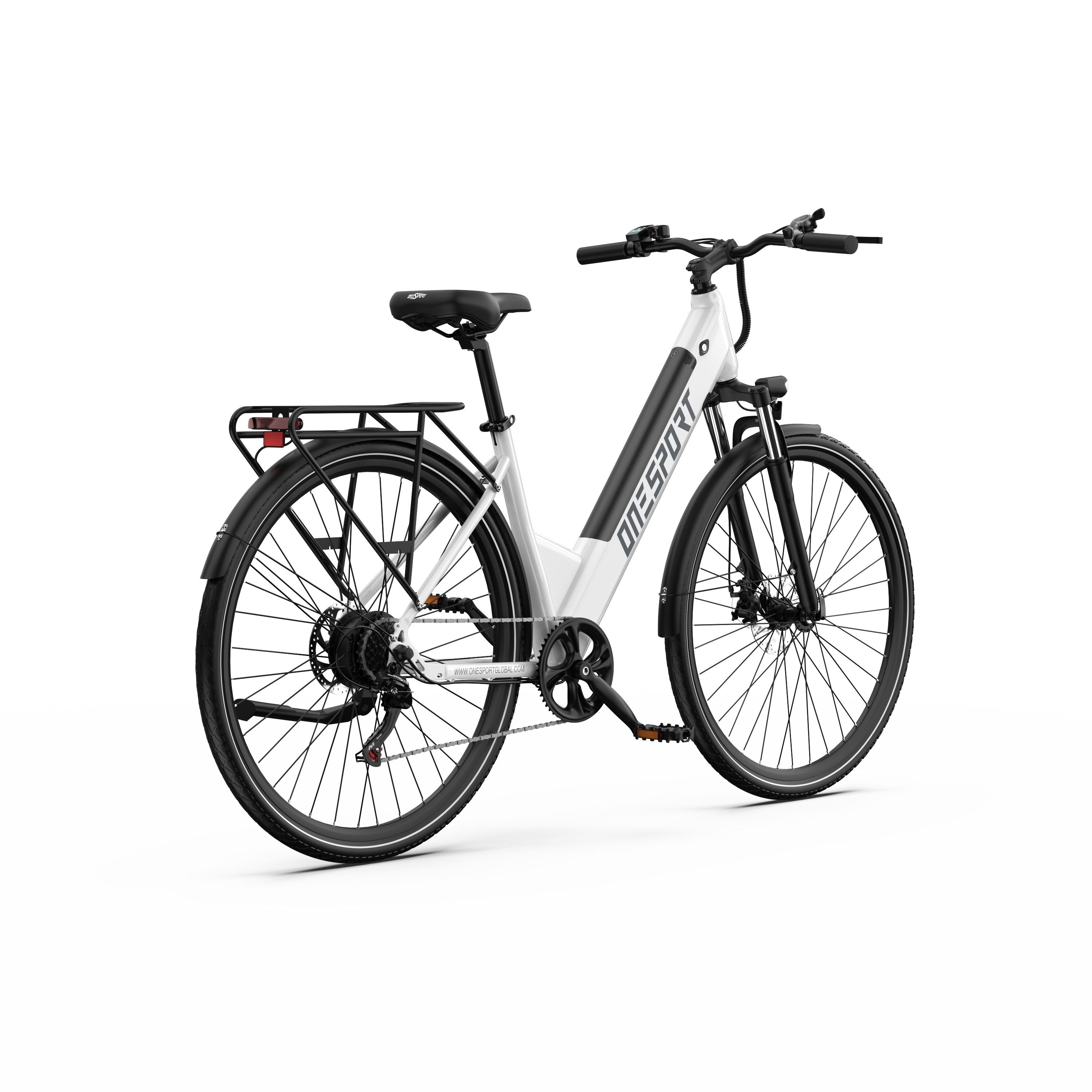 Bici elettrica urbana Onesport OT12 da 250 W, con batteria da 36 V 13 Ah