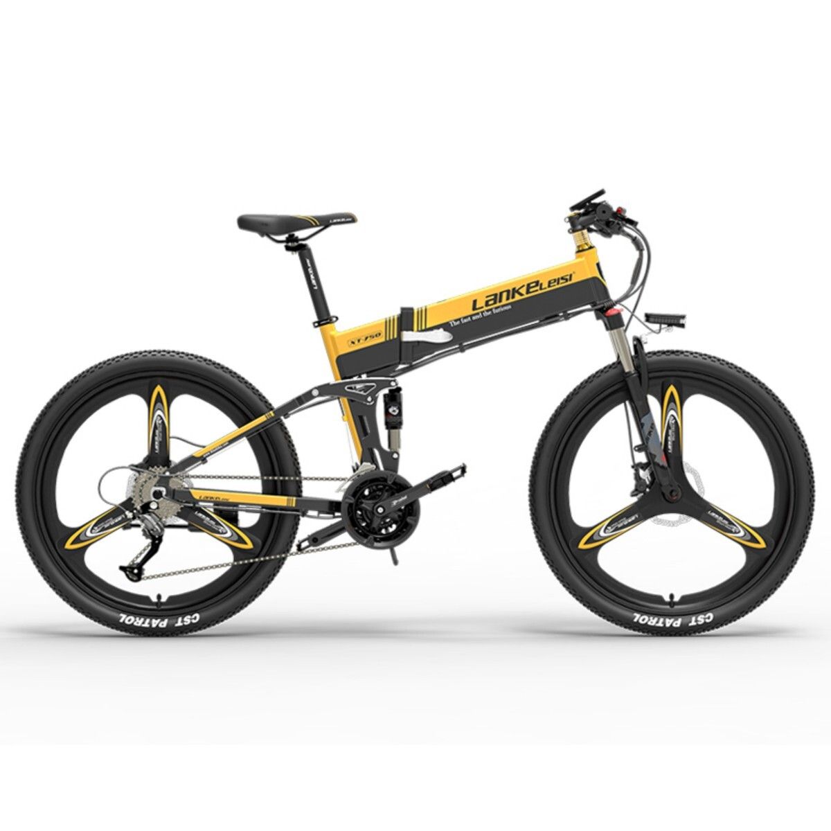 Mountain bike elettrica Lankeleisi XT750Sports con batteria da 48 V 12,8 Ah