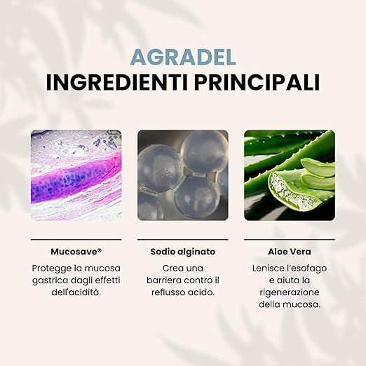 Elleci Farma Agradel – Integratore Reflusso Stick Gel con Mucosave Aloe e Malva 24 Bustine