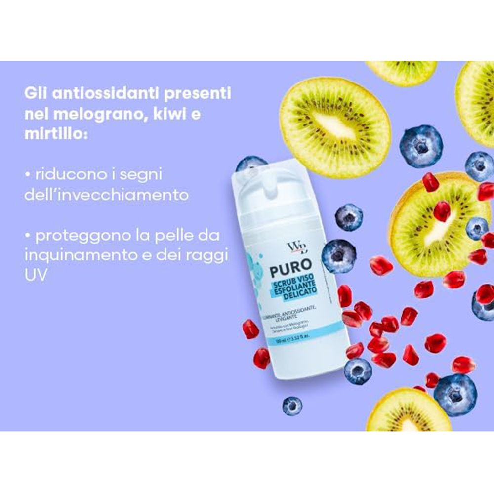 WellBeauty - PURO - Scrub Viso Esfoliante Delicato