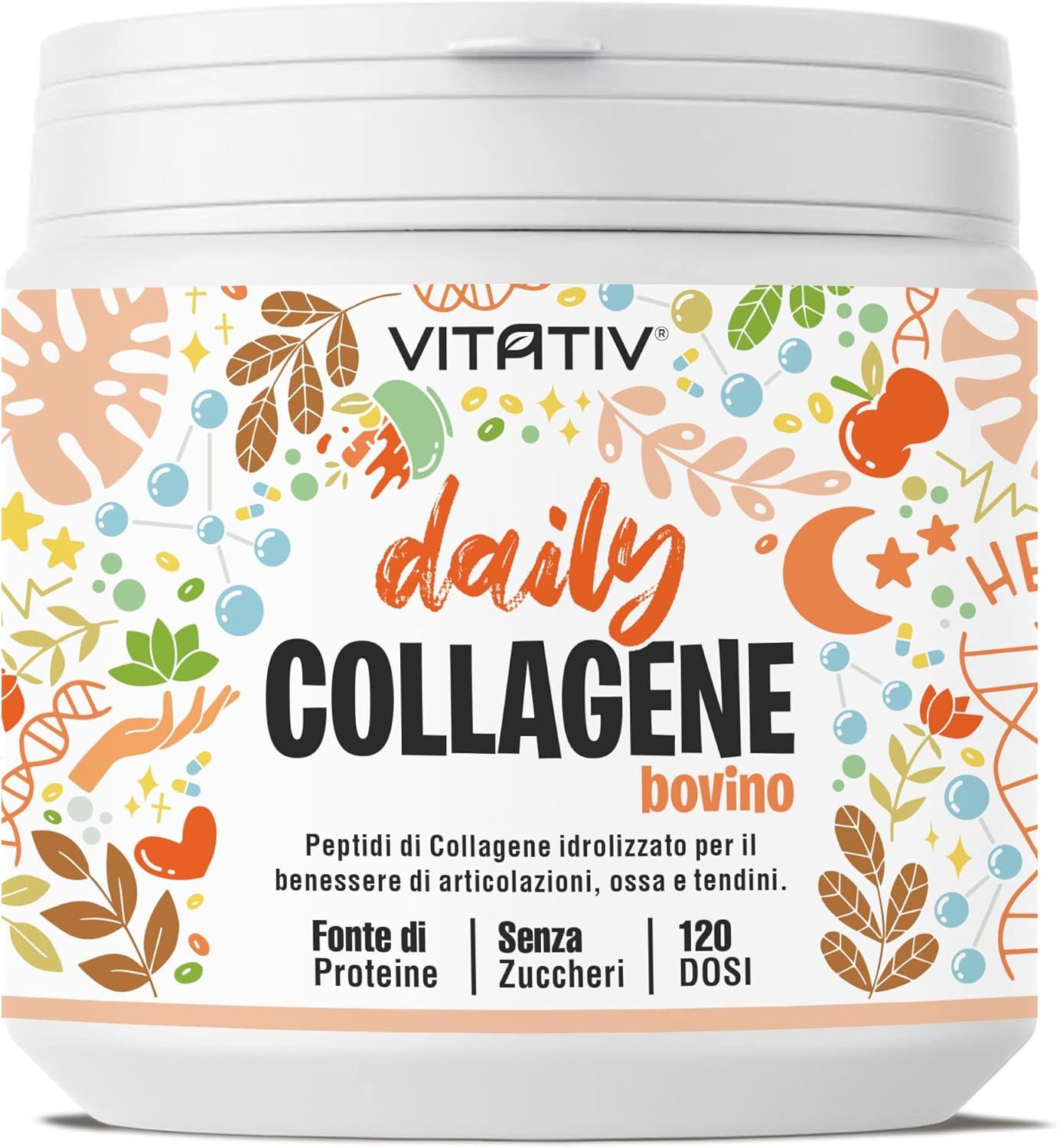 VITATIV® Daily Collagene Bovino Idrolizzato in Polvere - 300 g