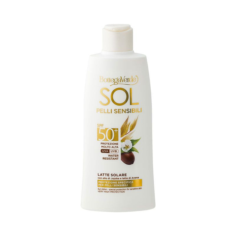 Bottega Verde SOL pelli sensibili - Latte solare - protezione molto alta SPF50+
