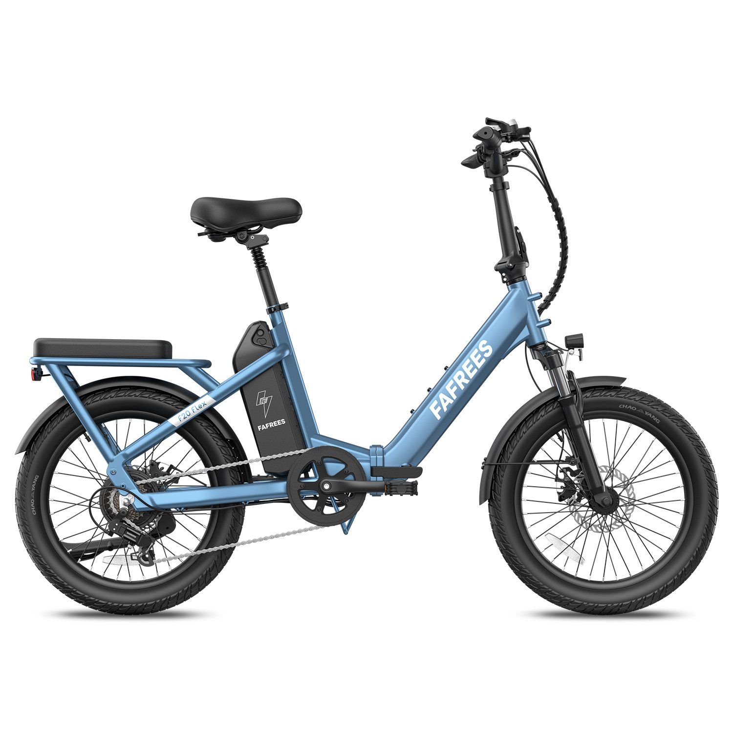 FAFREES F20 Flex E-bike pieghevole, batteria rimovibile da 25 Ah, 7 velocità