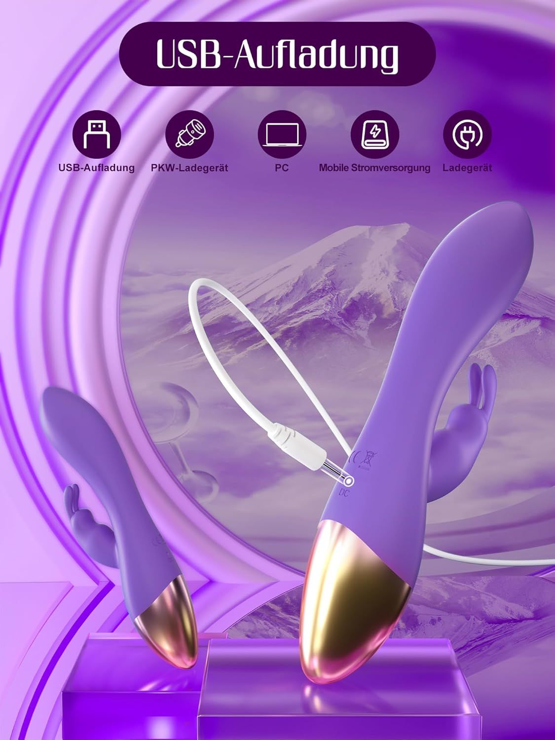 HIVEFUN Vibratore punto G lilla
