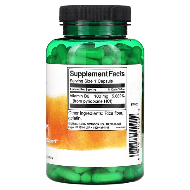 Flacone verde trasparente con capsule. Retro con etichetta bianca. Contiene informazioni nutrizionali e ingredienti.