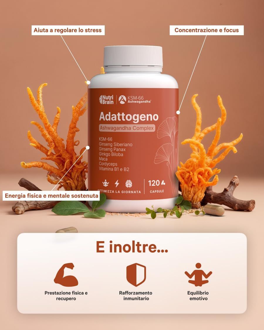 NUTRIBRAIN Complesso Ashwagandha Capsula