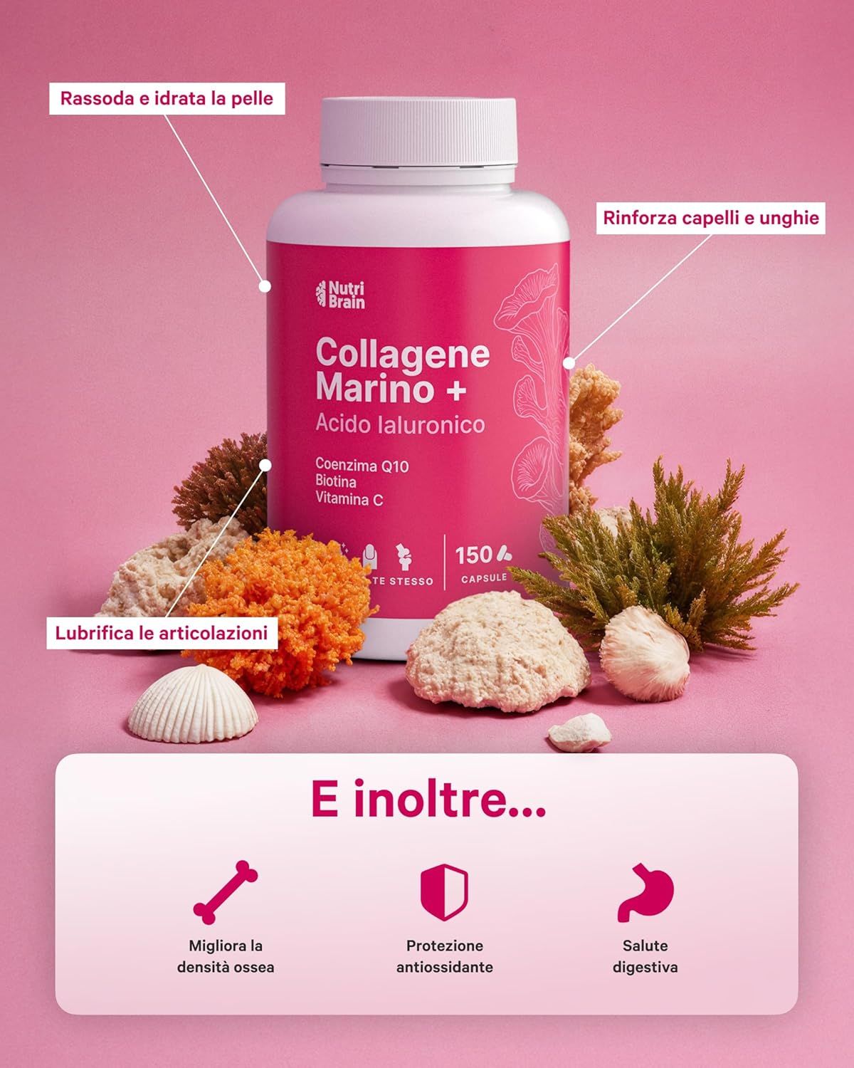 NUTRIBRAIN Collagene Marino Puro Capsula