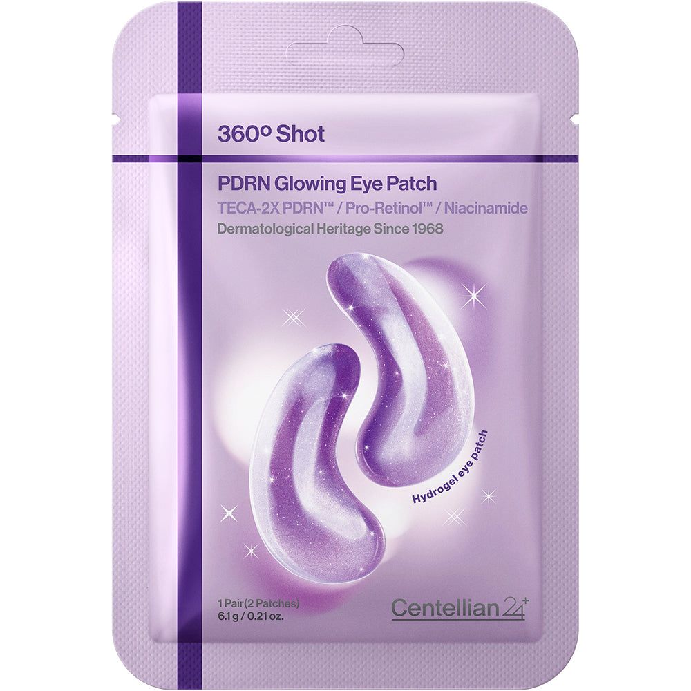 CENTELLIAN24 360 Shot PDRN Glowing Eye Patch – Dischetti in idrogel con PDRN, retinolo e glutatione