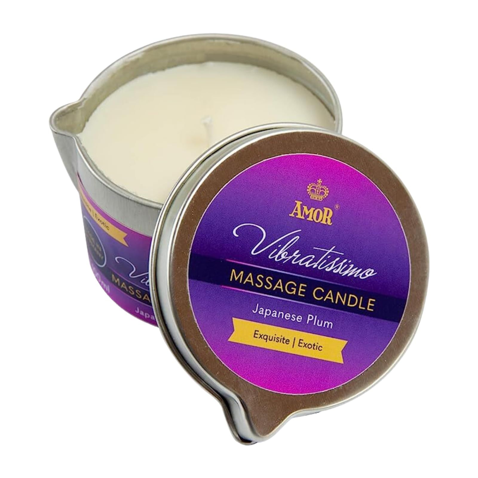 Vibratissimo Candela da Massaggio Japanese Plum
