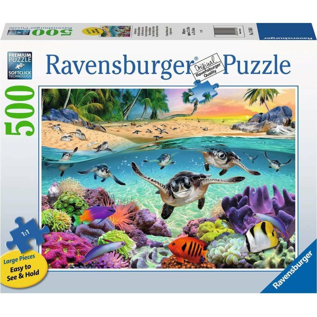 Puzzle ravensburger Bambini tartaruga xxl 500 pezzi