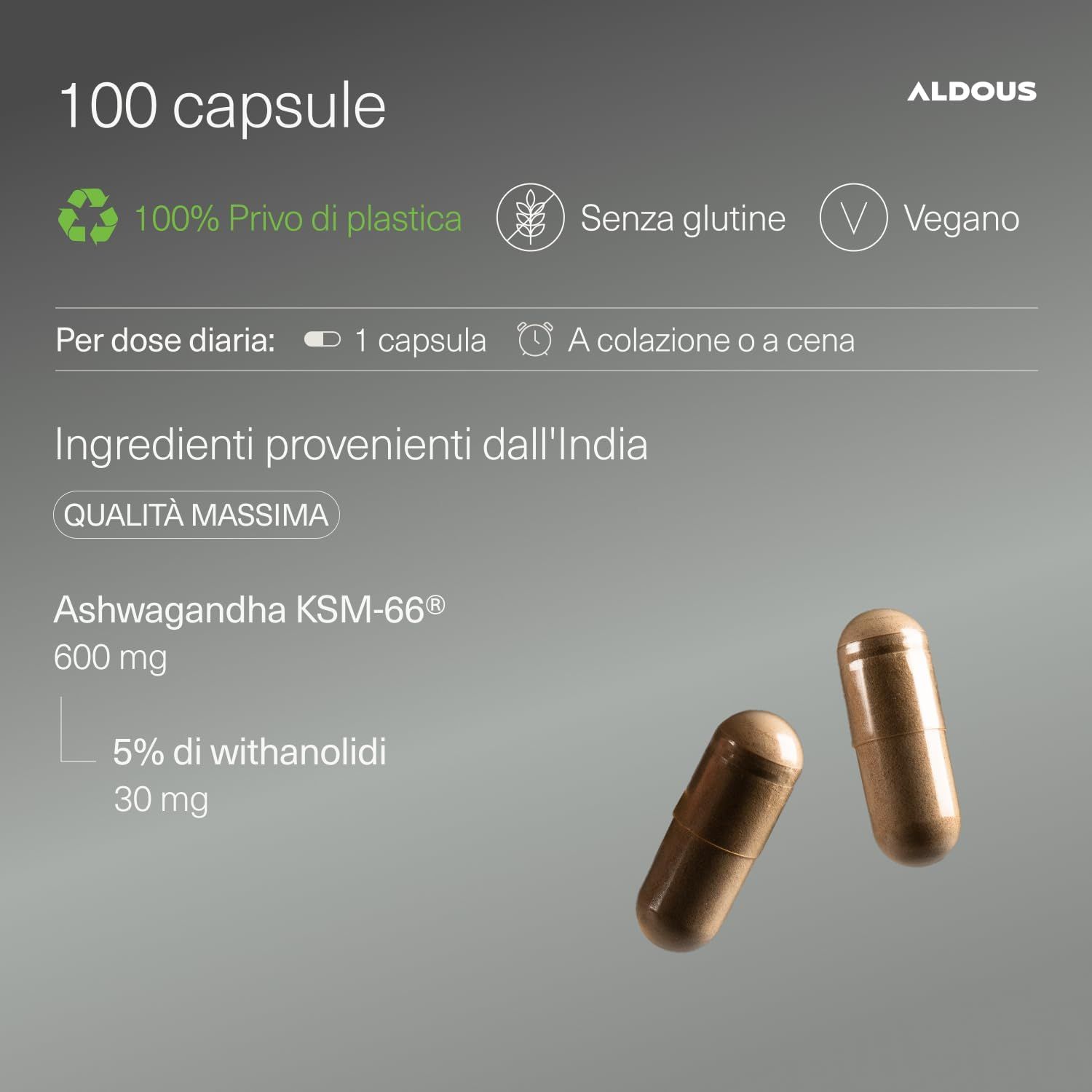 Aldous Capsule di Ashwagandha