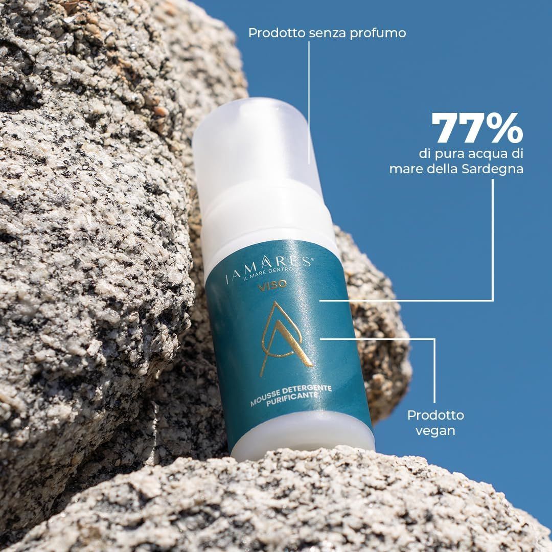 Iamares  Mousse detergente purificante viso