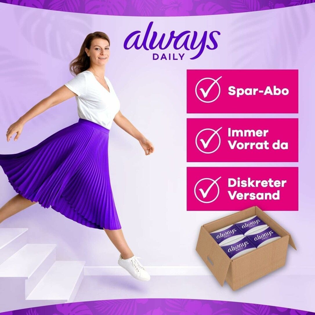 Always Slipeinlage Expert Daily Protect Long Confezione Giga 60