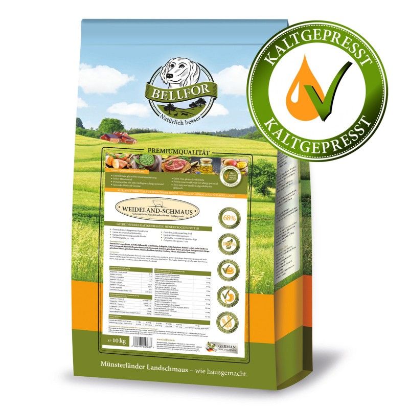 Landwirtschaft - Crocchette per cani senza cereali con agnello - Gusto prateria