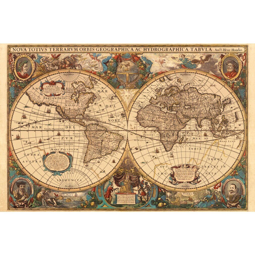 Mappamondo antico, ück.