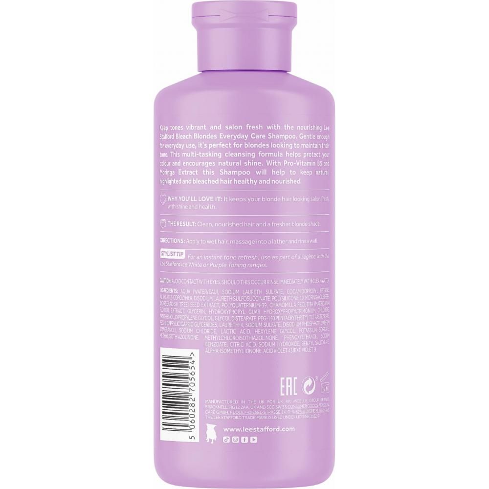 Shampoo quotidiano LEE STAFFORD Bleach Blondes per capelli normali e biondi