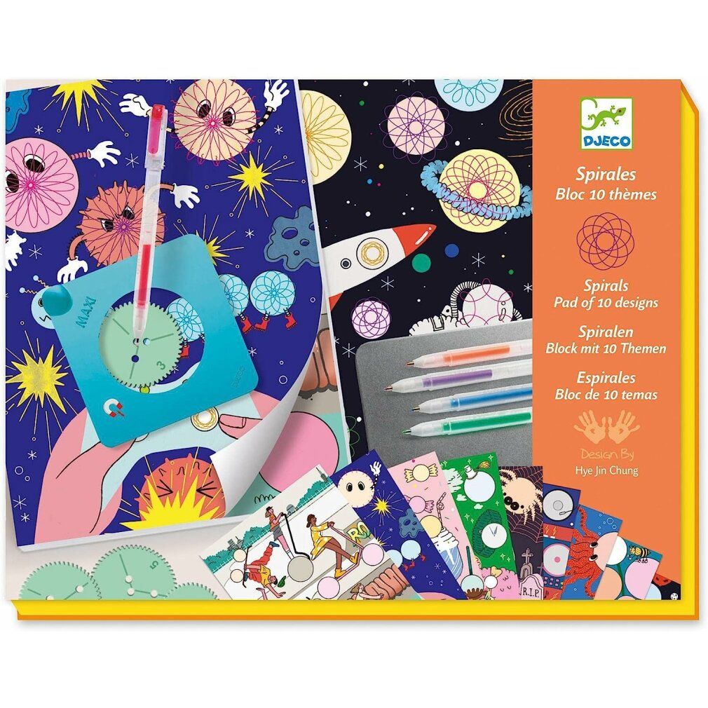 djeco spirali Creative Set Deco - 10 motivi