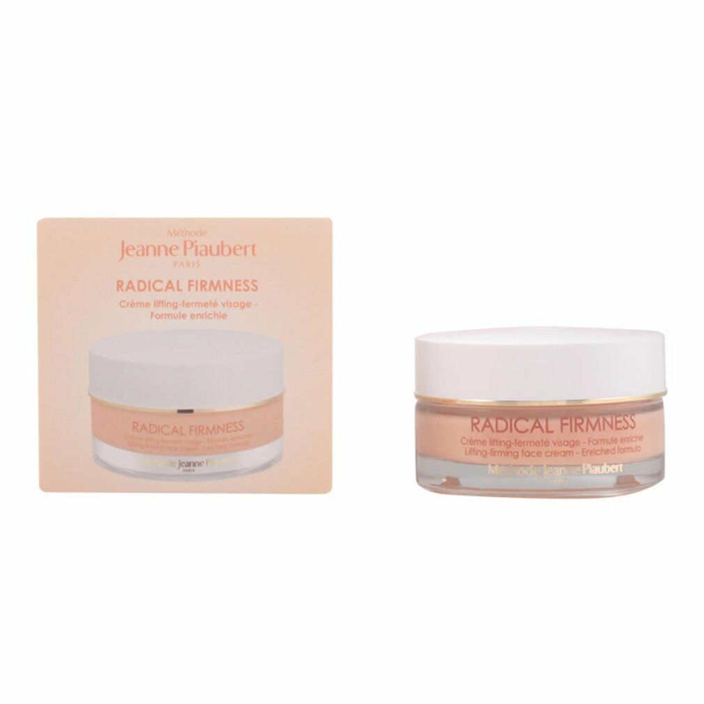 Crema Radical Firmness di Jeanne Piaubert. Vaso e confezione. Scritta: Radical Firmness, Crème lifting-fermeté visage.