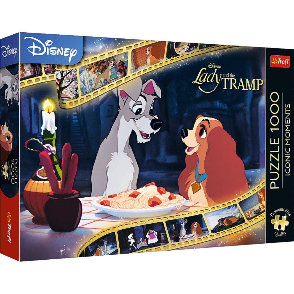 trefl Puzzle Premium Plus Iconic Moments: Lady and the Tramp 1000 pezzi