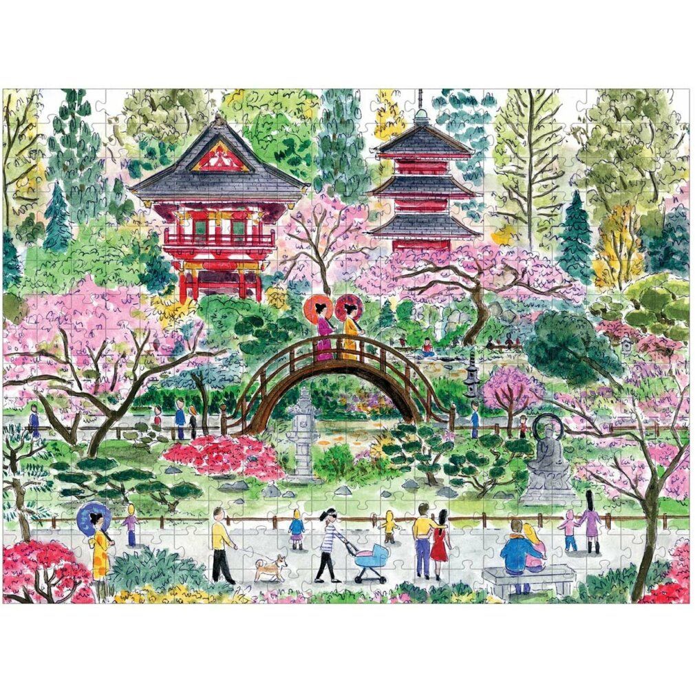 galison Puzzle del giardino giapponese 300 pezzi