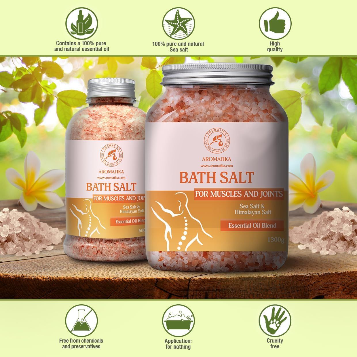 Sale da bagno AROMATIKA per articolazioni e muscoli