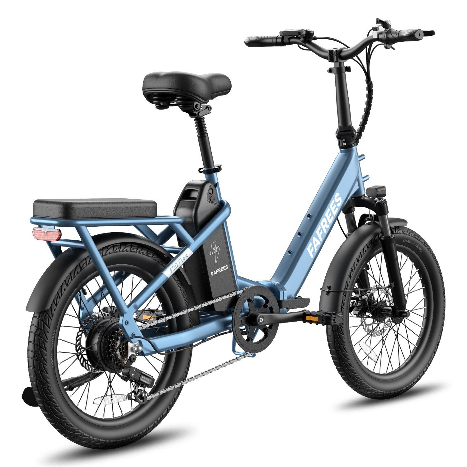 FAFREES F20 Flex E-bike pieghevole, batteria rimovibile da 25 Ah, 7 velocità