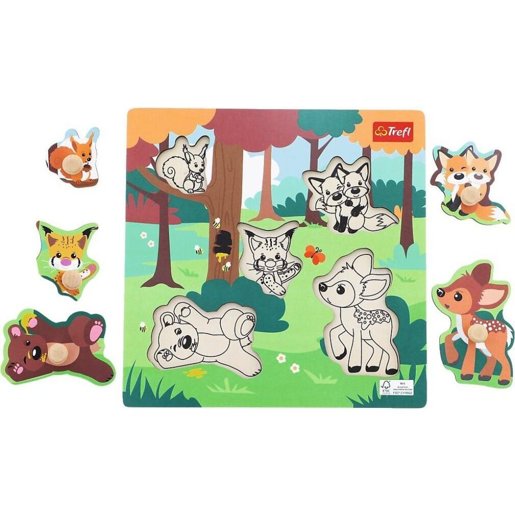 Puzzle in legno trefl della foresta