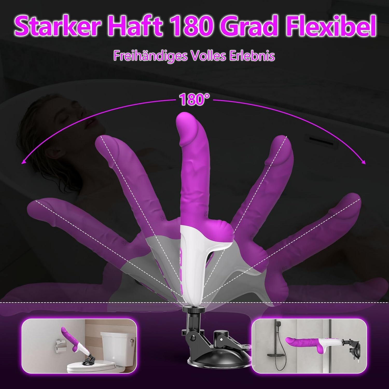 HIVEFUN Vibratore dildo, accessorio intimo