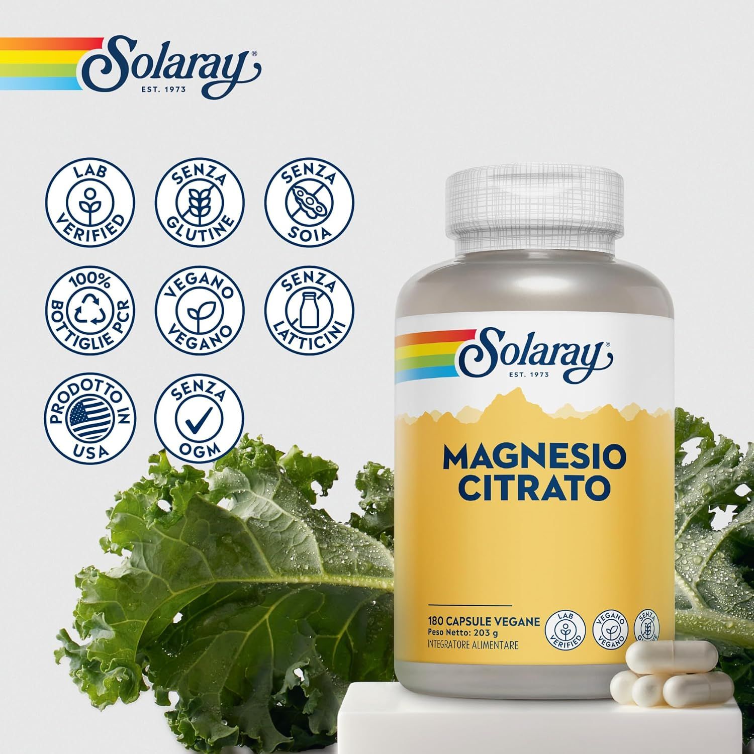 Solaray Magnesio Citrato Capsula