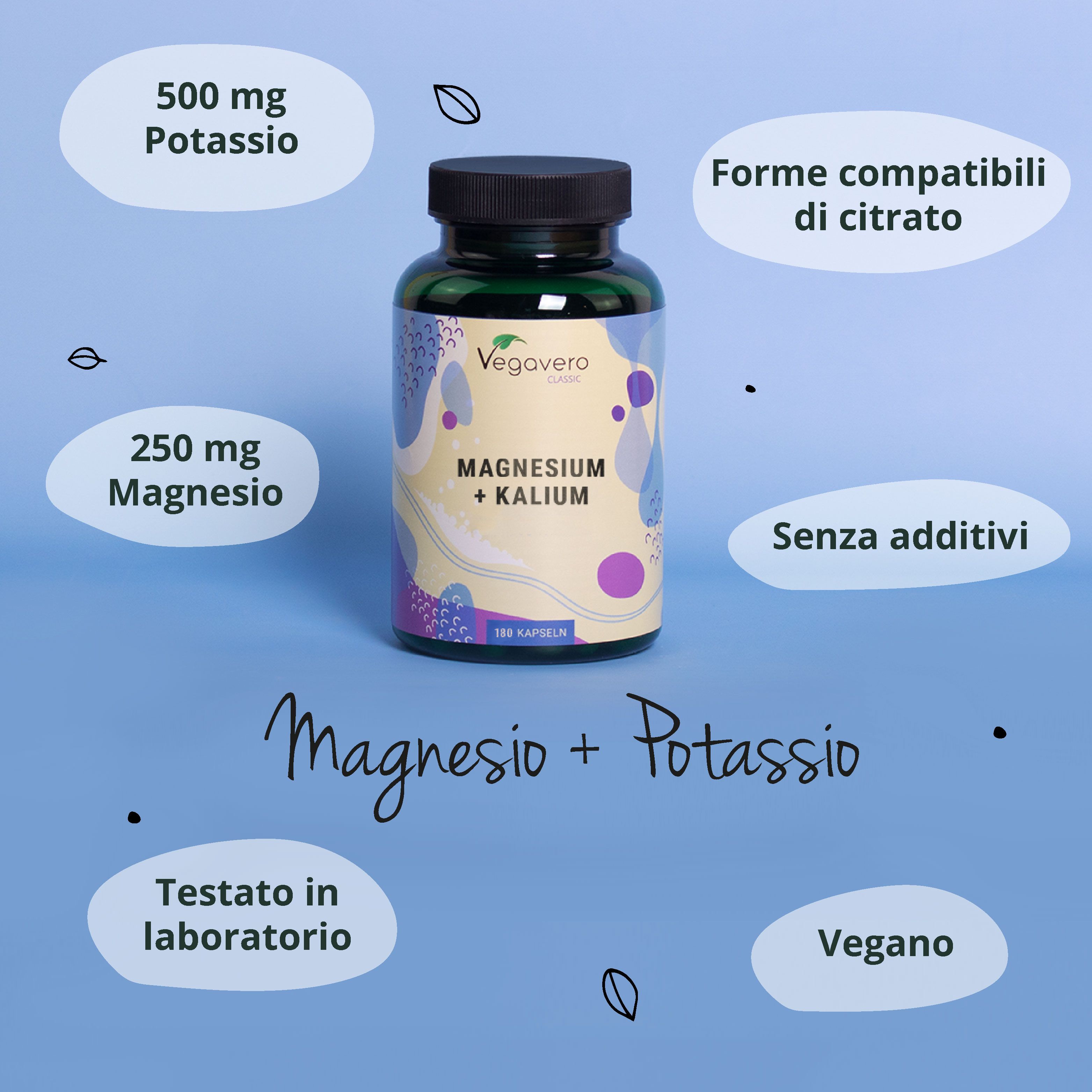 VEGAVERO Magnesio + Potassio