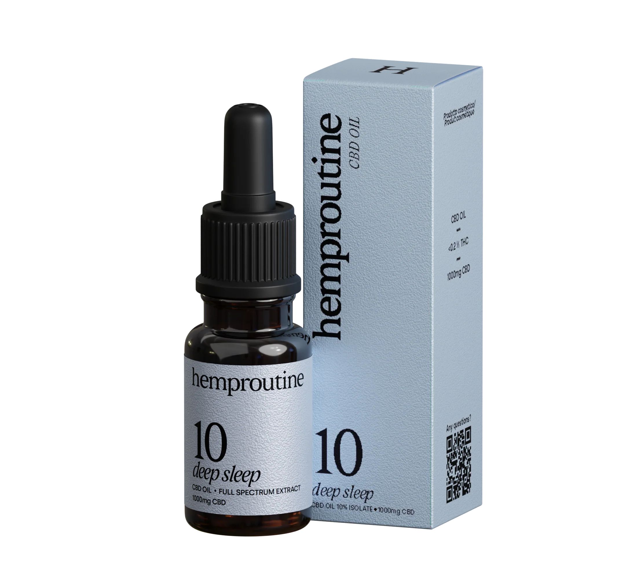 HEMPROUTINE Olio di CBD per dormire 10%