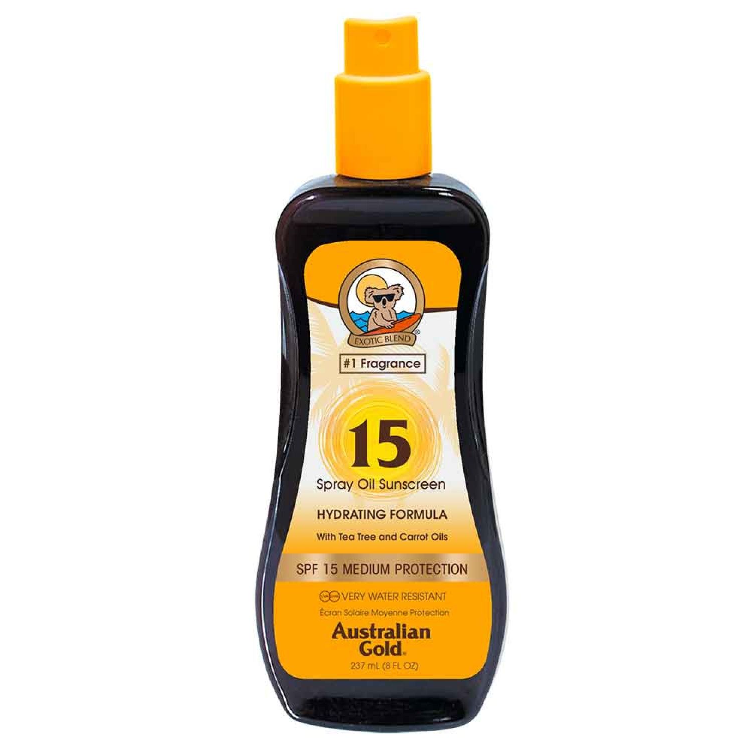 AUSTRALIAN GOLD OLIO SOLARE SPRAY SPF15 237ML AGCF25095