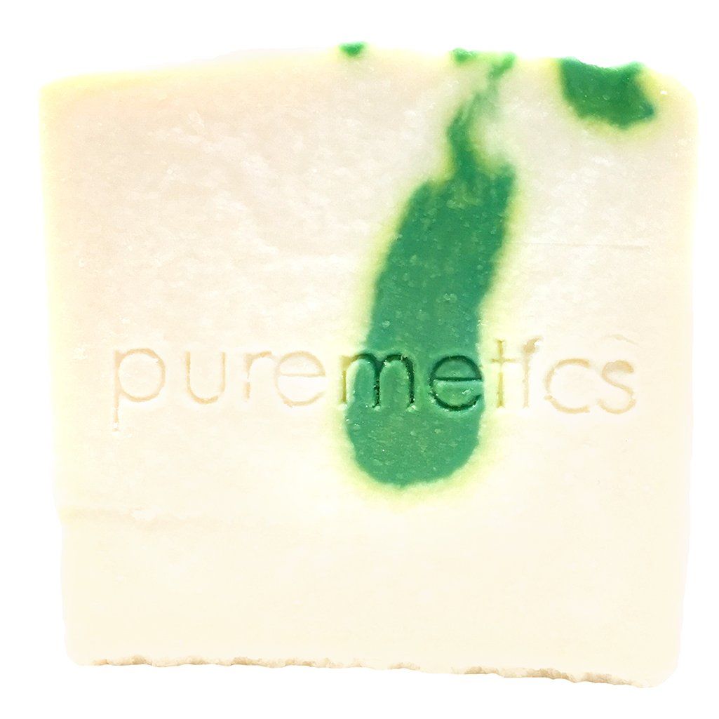 puremetics - Sapone per la cura del viso "Mela Menta"