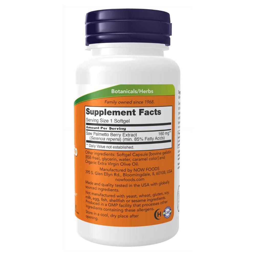 NOW Foods Estratto di Serenoa repens 160 mg