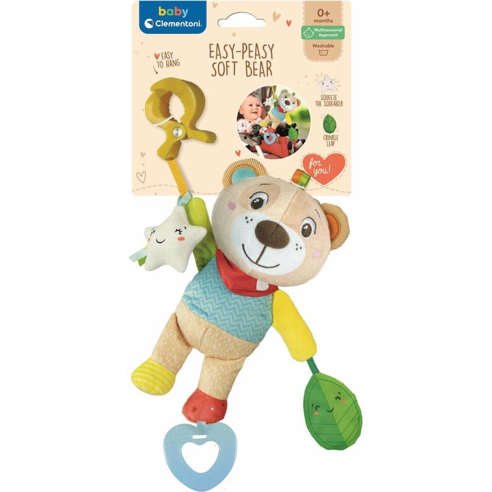 Peluche Clementoni Clip Easy Peasy - bär