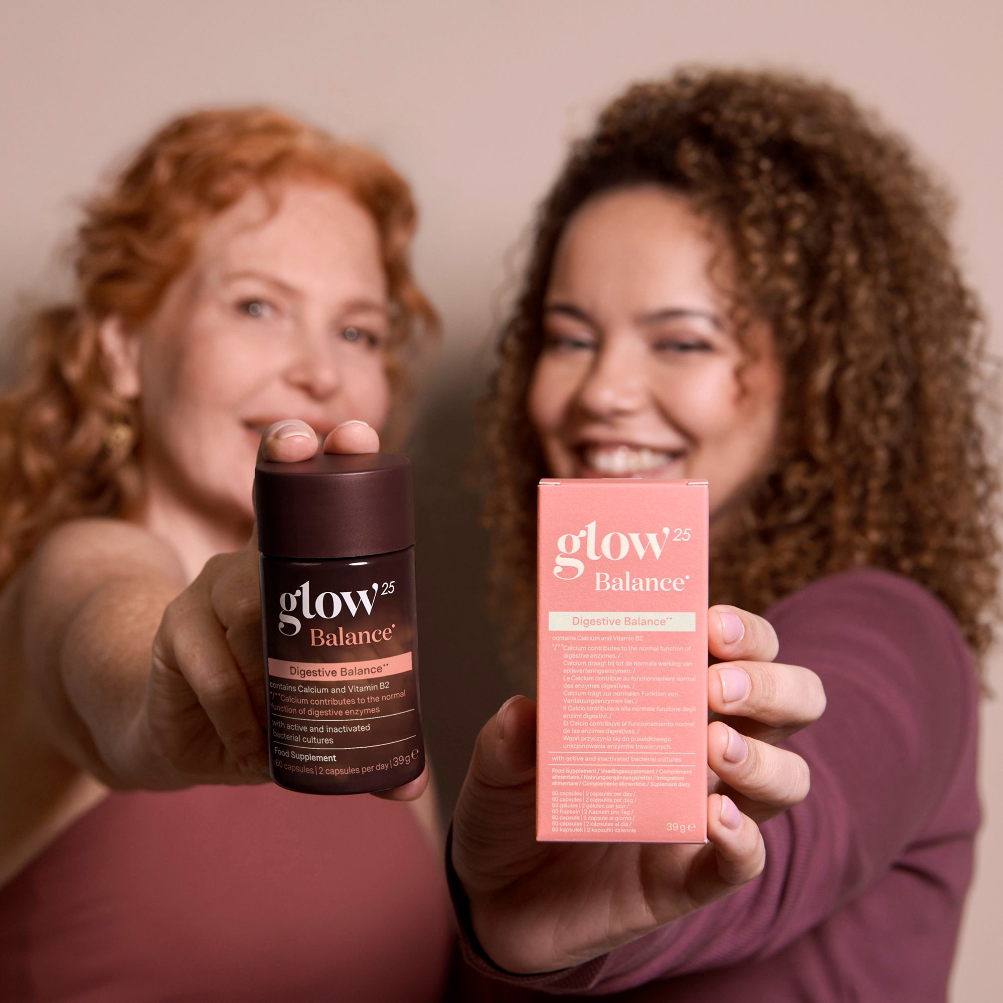 Glow25® Balance [30 Porzioni] – Con batteri lattici, polvere di kiwi, inulina, calcio e vitamina B2