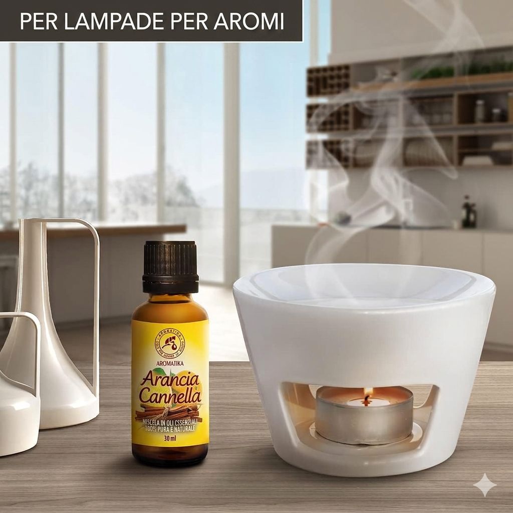 Miscela profumata AROMATIKA con olio di cannella e arancia