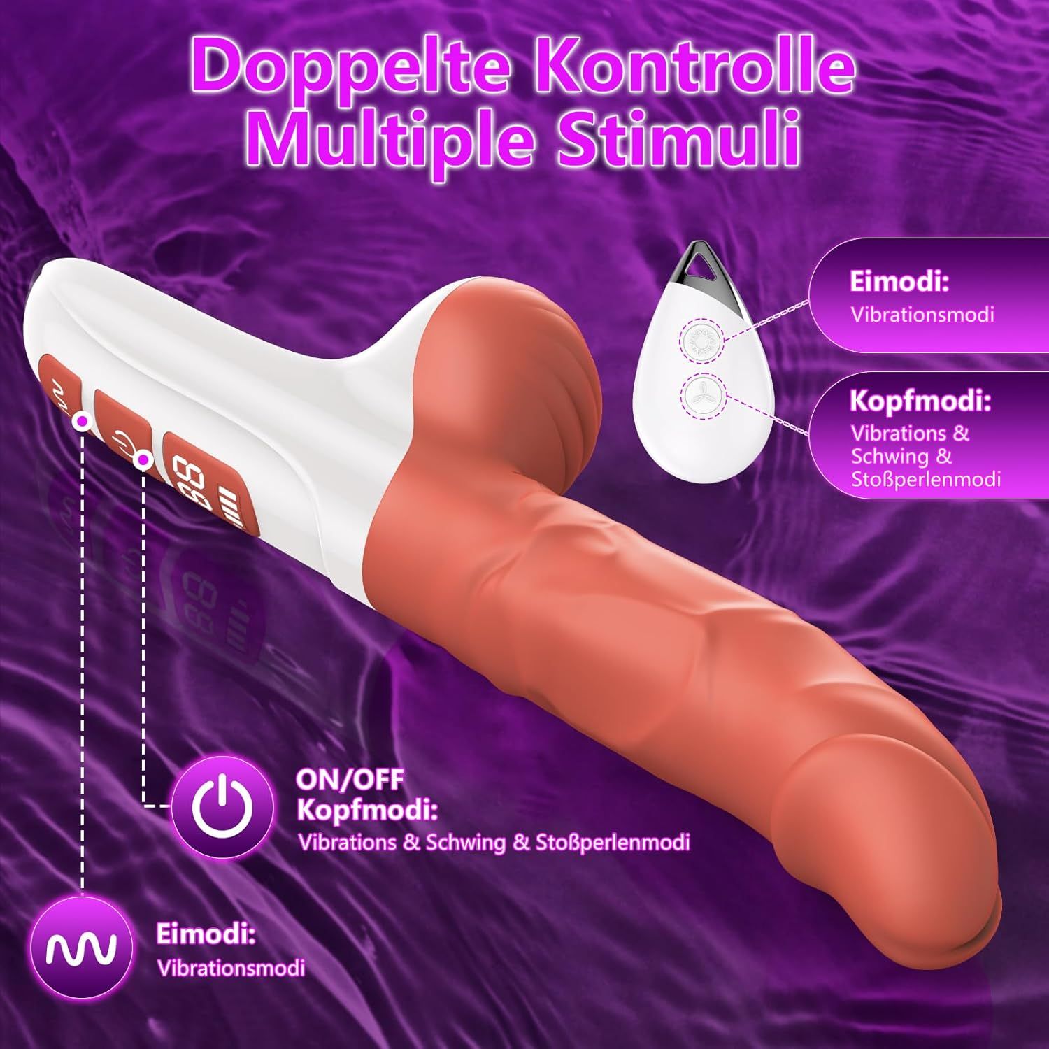 HIVEFUN Set di vibratori dildo per donna