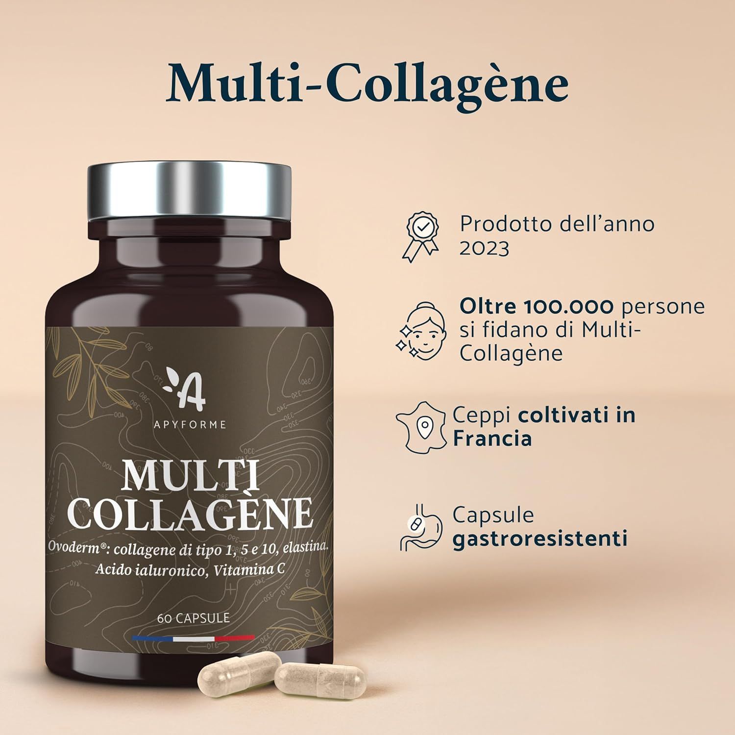 Apyforme Multicollagene Collagene + Acido Ialuronico