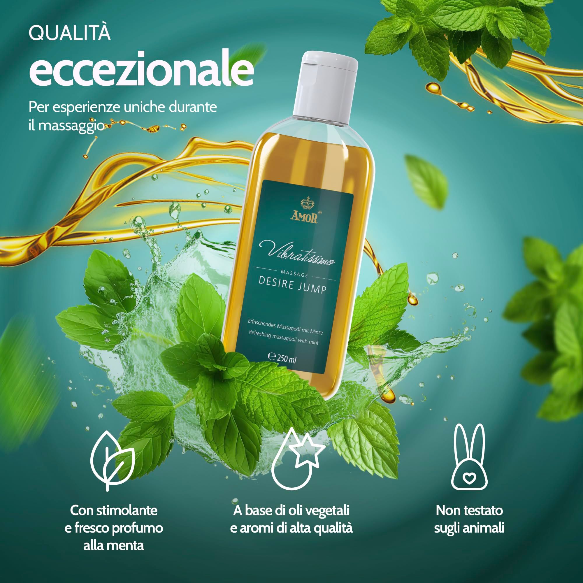 Vibratissimo Olio da Massaggio Desire Jump